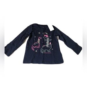 Carter’s Toddler Girl Dino/Dinosaur Winter Graphic Long Sleeve T-Shirt 2T NWT